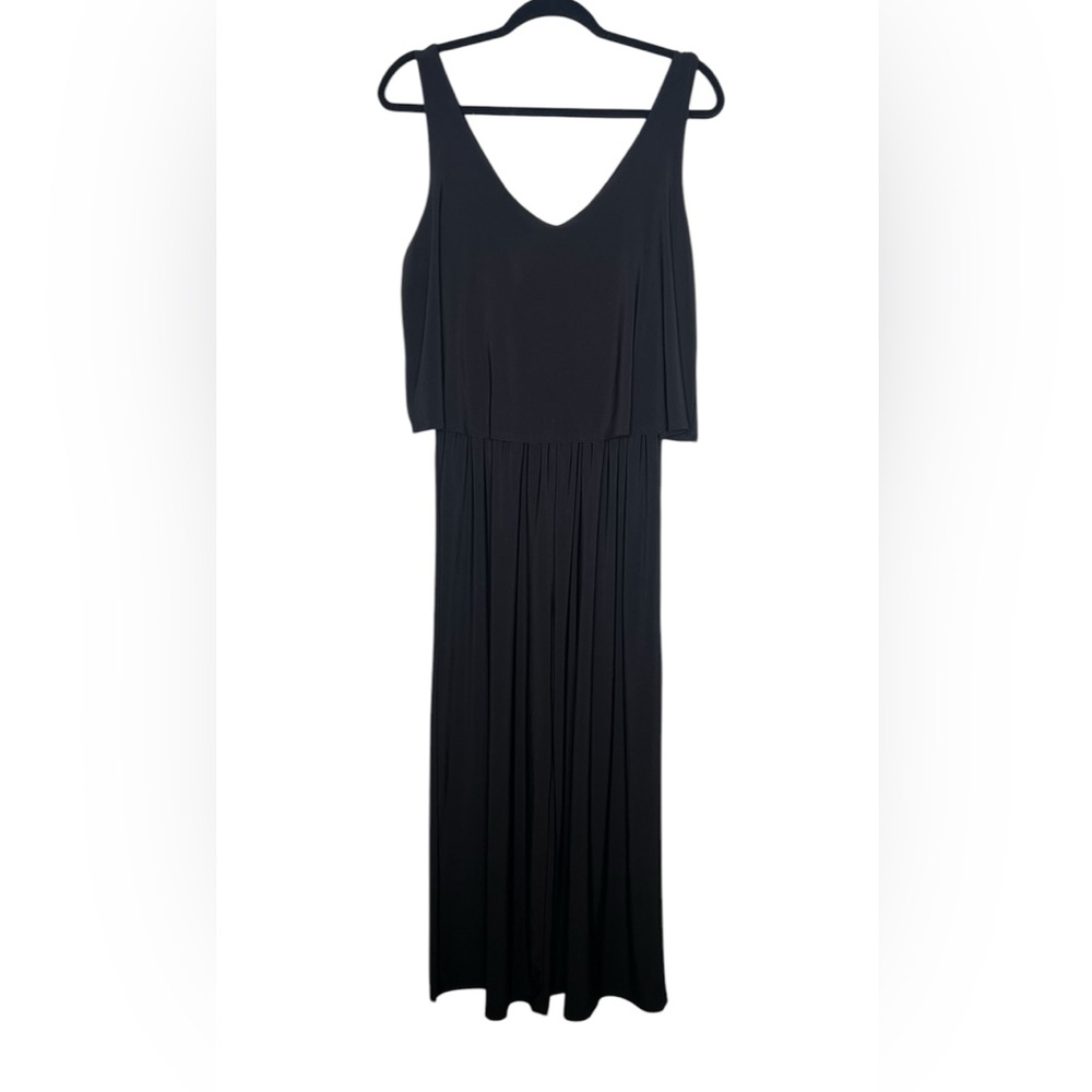 Tahari Layered Look Cropped Jumpsuit